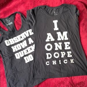 Statement T-shirt bundle. Size Medium & Large